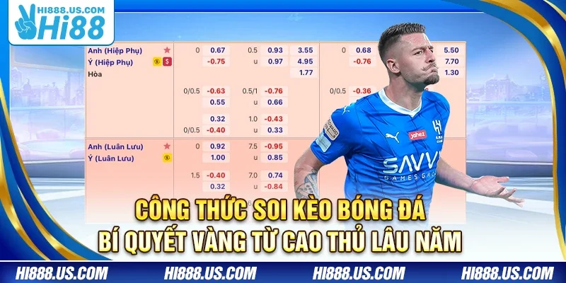 Công thức soi kèo bóng đá – Bí quyết vàng từ cao thủ lâu năm