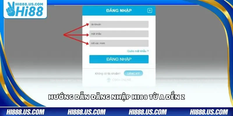 Hướng dẫn đăng nhập Hi88 từ A đến Z