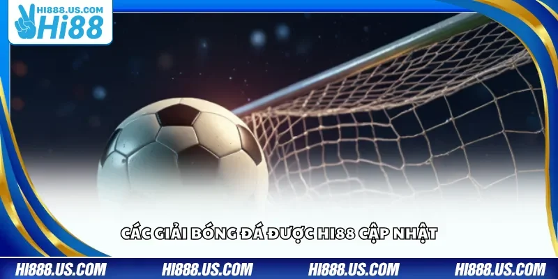 Các giải bóng đá được Hi88 cập nhật
